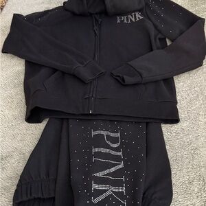 VS Pink Bling Sweatsuit Bundle